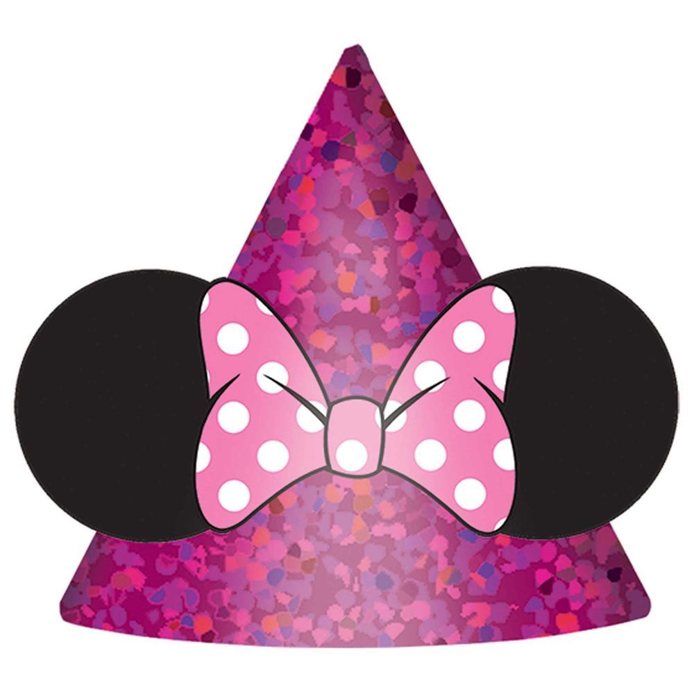 Party Centre - Minnie Mouse Happy Helpers Party Hats 8pcs