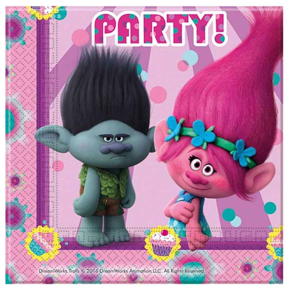 Trolls Lunch Tissues 20pcs