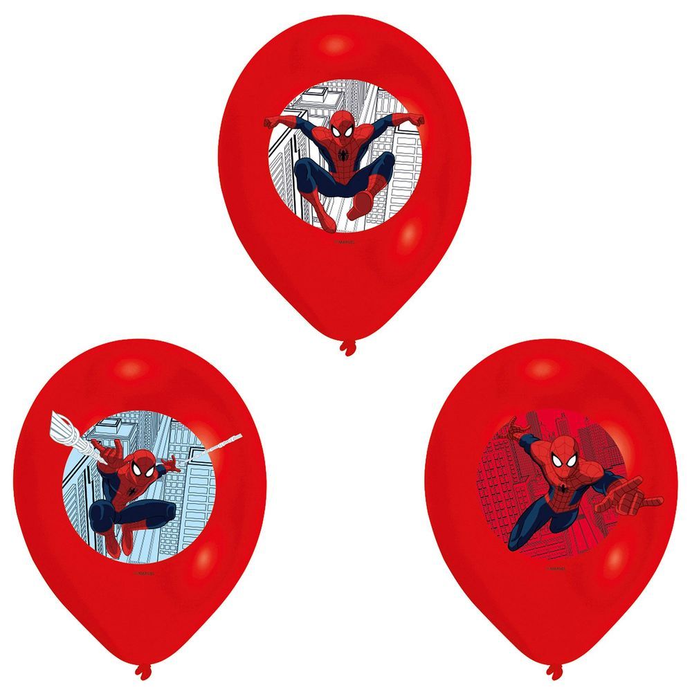 Spider-Man 4 Latex Balloons 6pcs