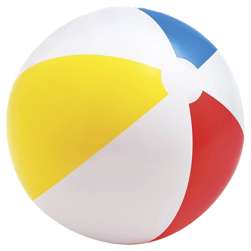 Glossy Panel Inflatable Beach Ball - 20in