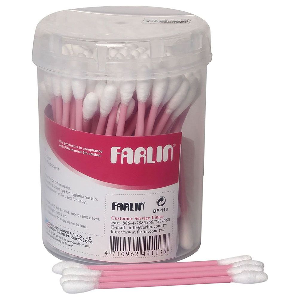 Farlin - Cotton Buds - Pink