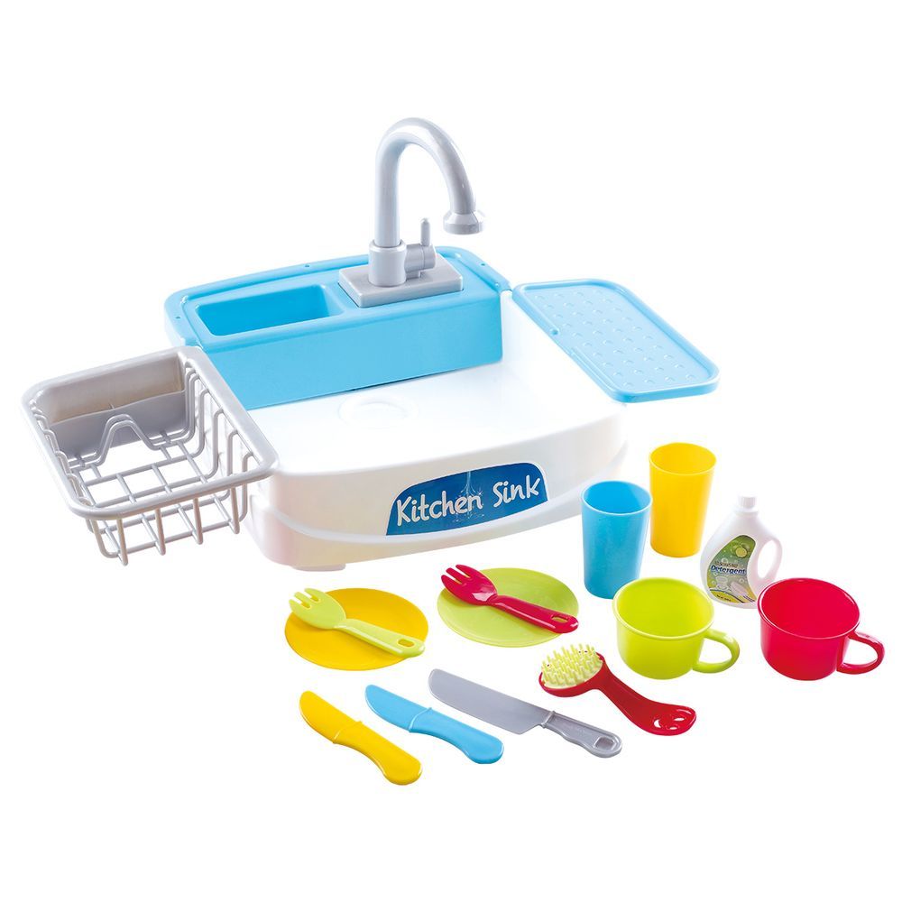 Playgo - My Little Kitchen Sink - 18pc-Set