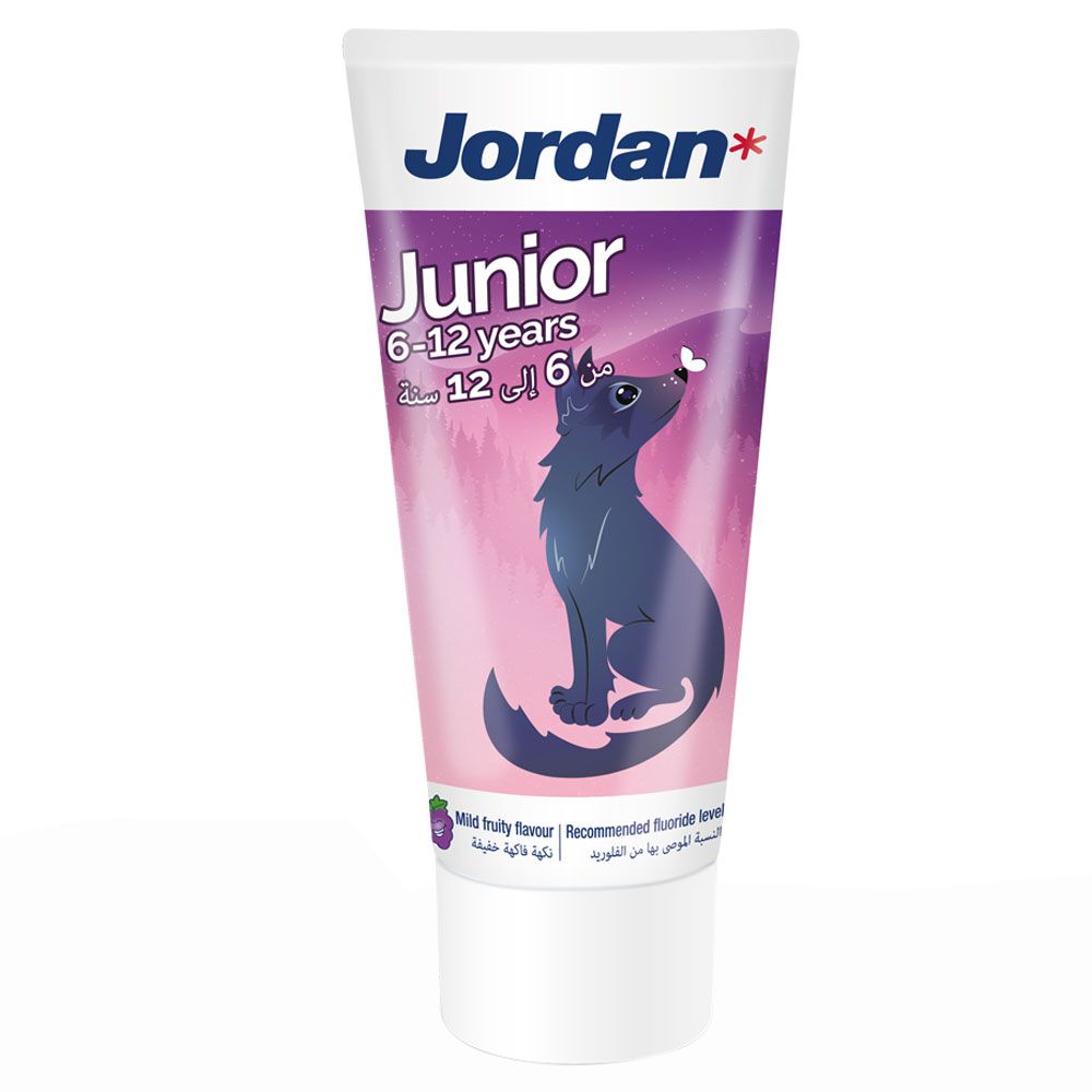 Jordan - Junior Toothpaste 50ml (6-12 Years) - Wolf