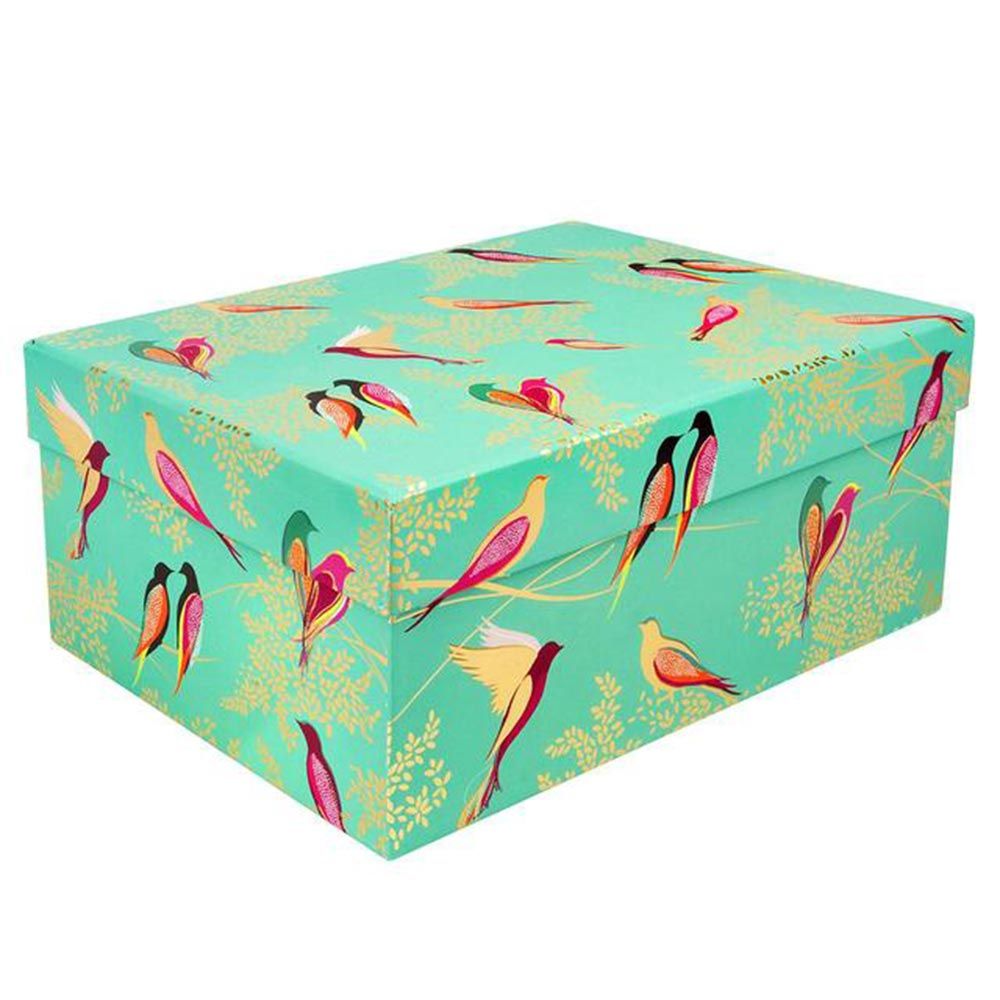 Sara Miller - Green Birds Large Gift Box