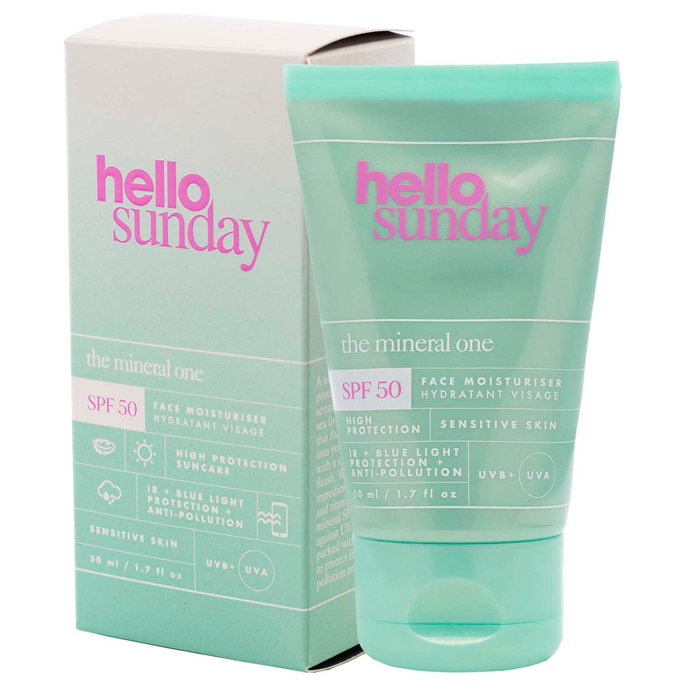 Hello Sunday - The Mineral One Moisturiser - SPF 50