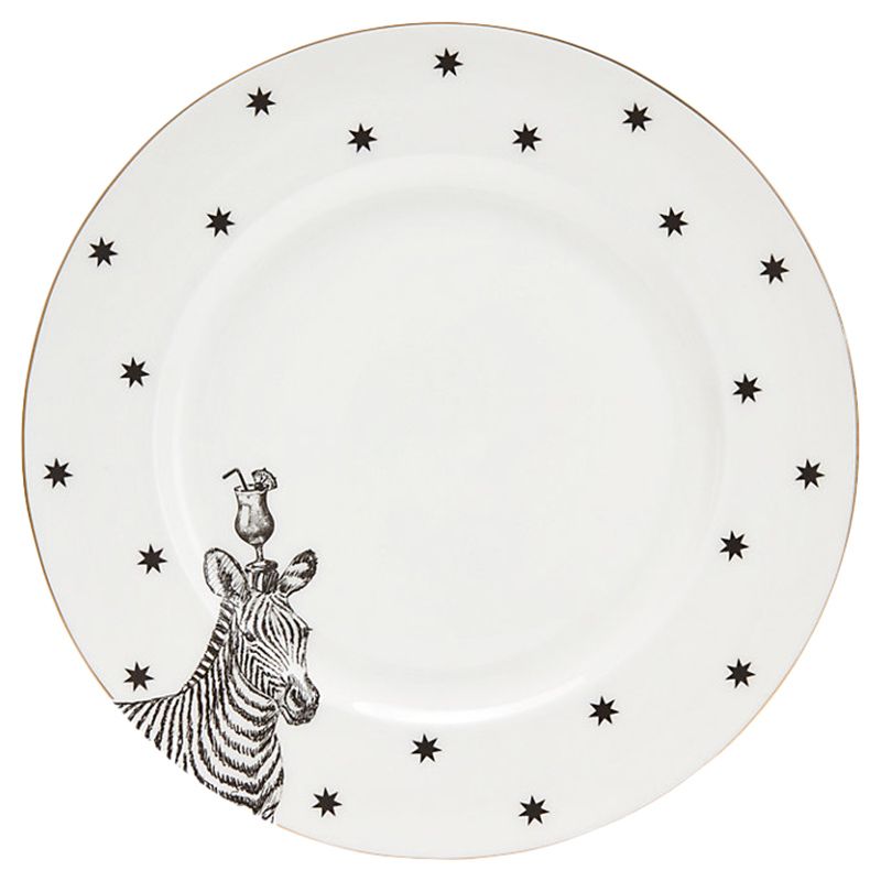 Yvonne Ellen - Dinner Plate Zebra 26.5cm