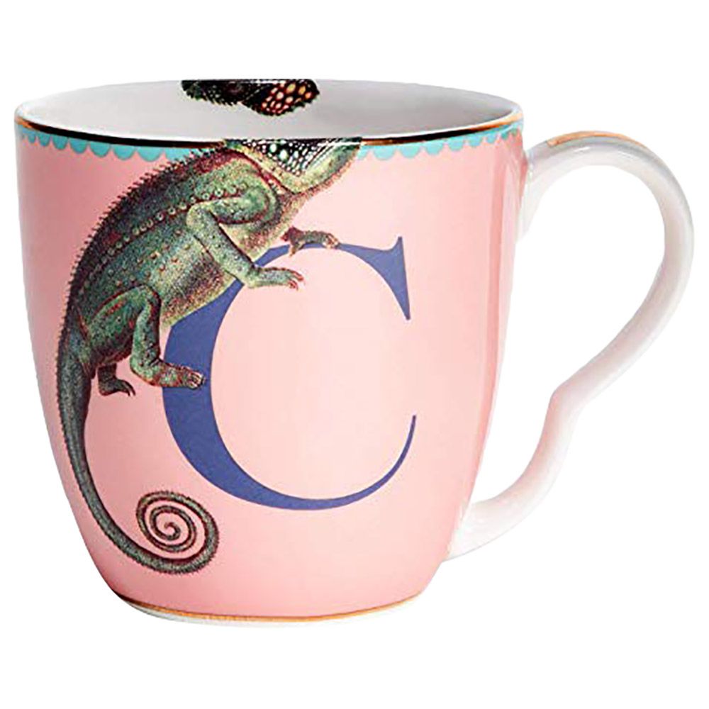 Yvonne Ellen - C - Alphabet Mug - Chameleon