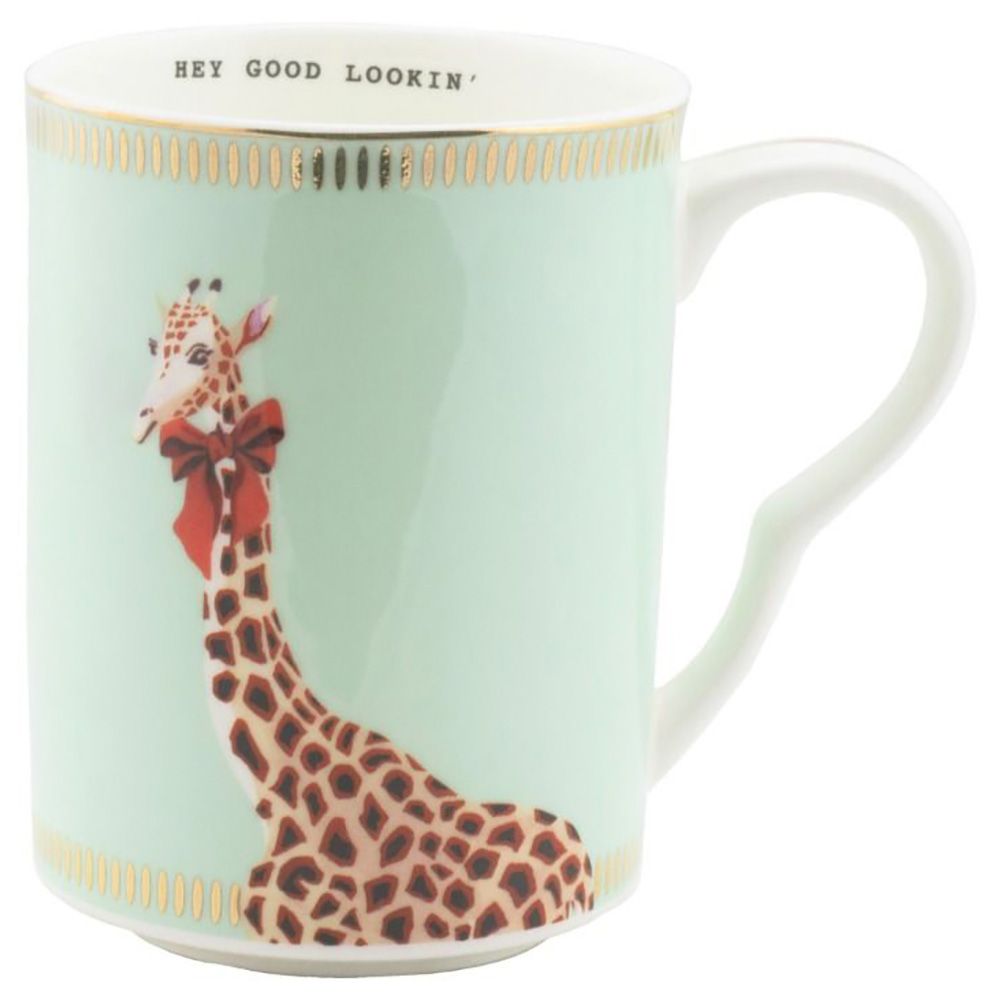 Yvonne Ellen - Giraffe Mug - Blue