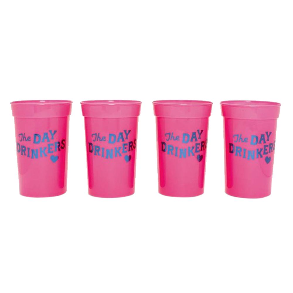 Ban.Do - Day Drinkers Party On Plastic Party Cup Set Of 4