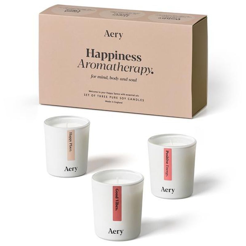 Aery - Happiness 3 x Candle Gift Set