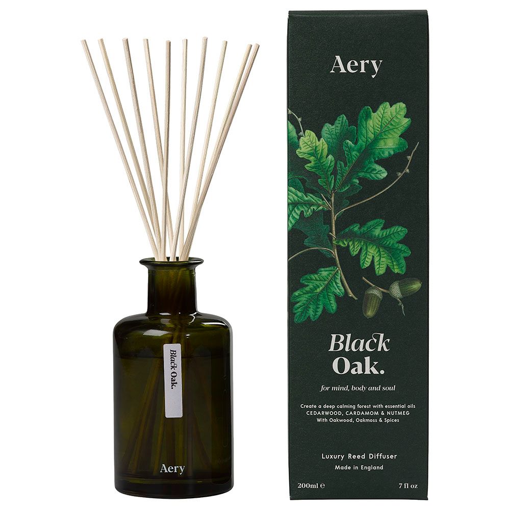 Aery - Black Oak Diffuser 200ml - Black