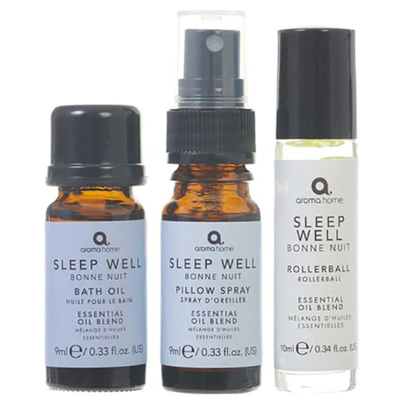 Aroma Home - Sleep Well Set - Pillow Spray, Rollerball & Bath Oil