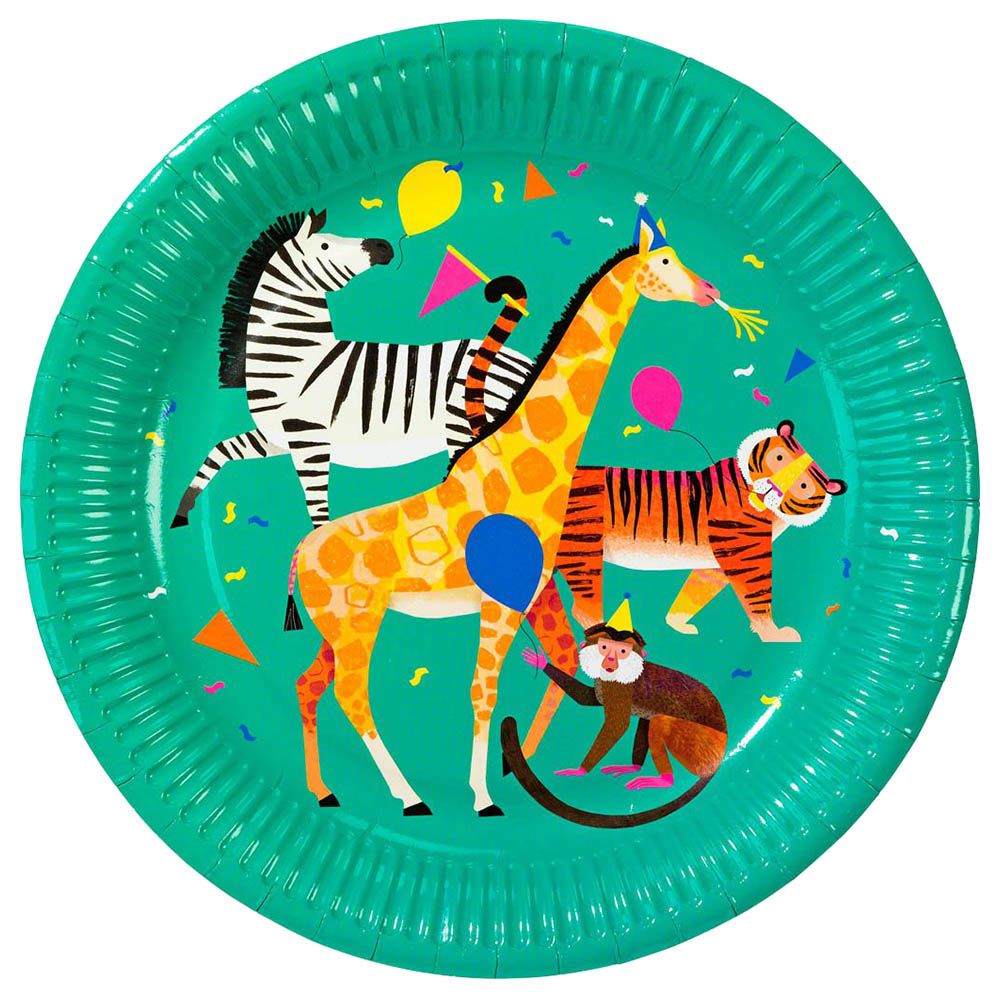 Talking Tables - Party Animals Plate - 23cm - 8pcs