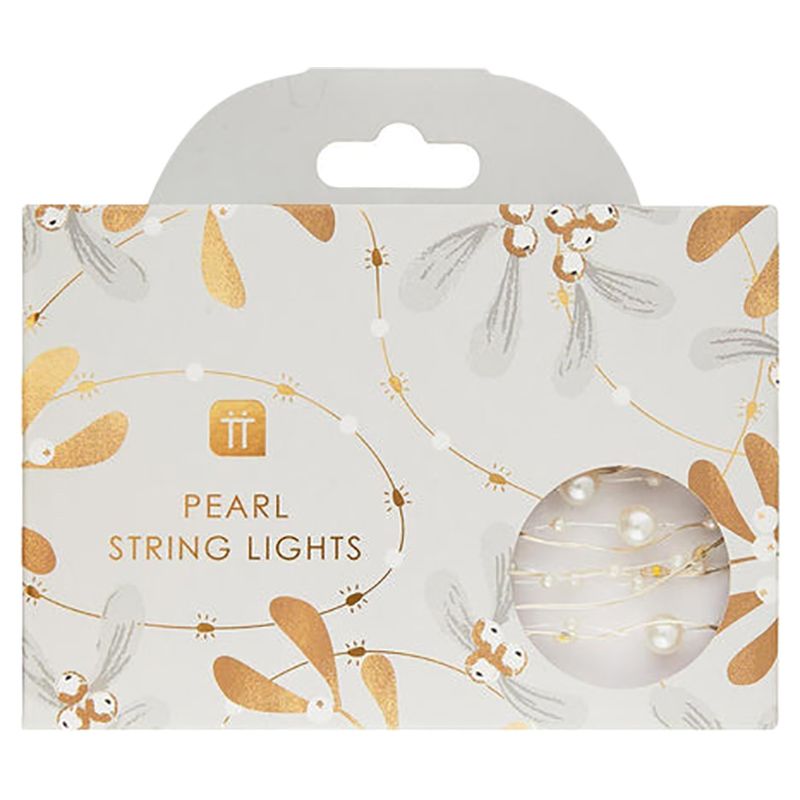 Talking Tables - Botanical Mistletoe Bead String Lights - 3m