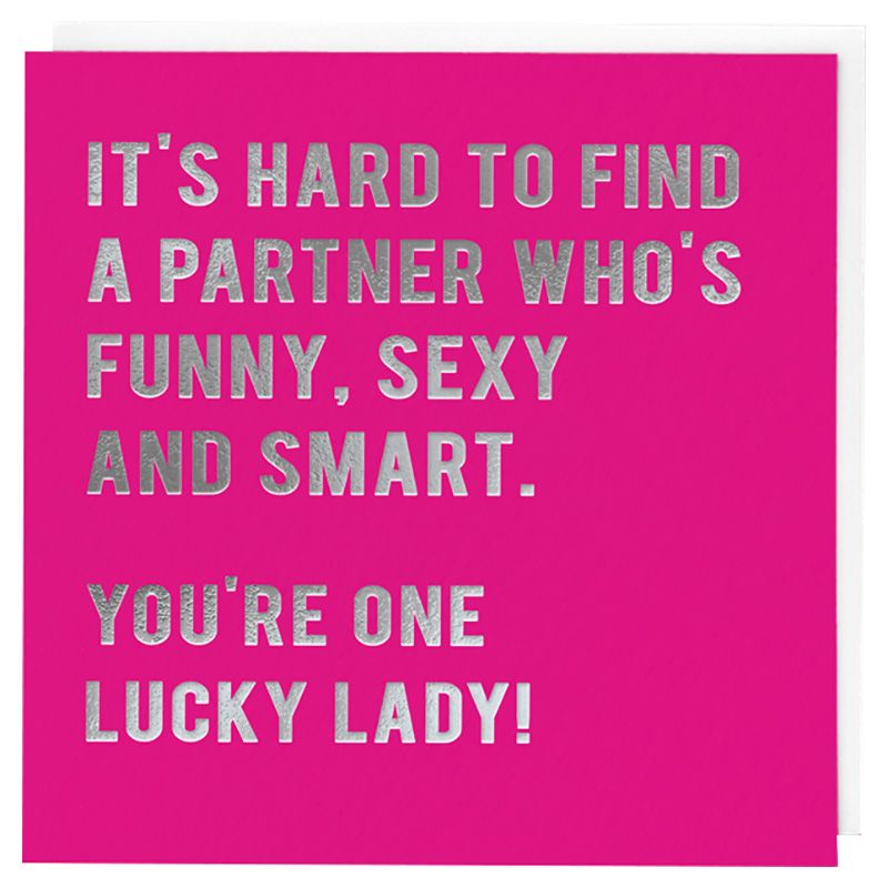 Redback Cards - Lucky Lady Valentine's Card