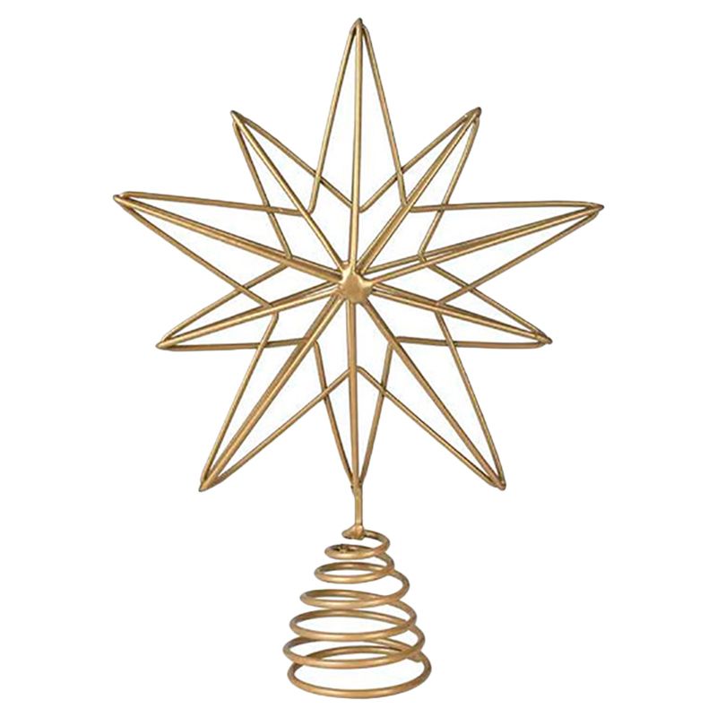 Ginger Ray - 3D Wire Star Tree Topper - Gold