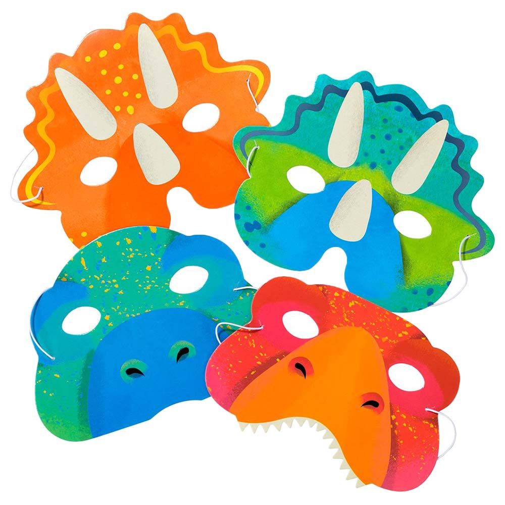 Talking Tables - Party Dinosaur Masks - 8pcs