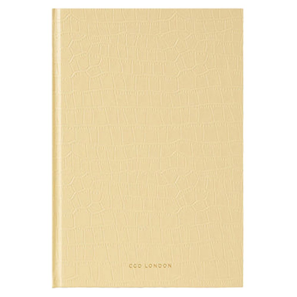 Career Girl London - Croc Daily Planner - Pale Yellow