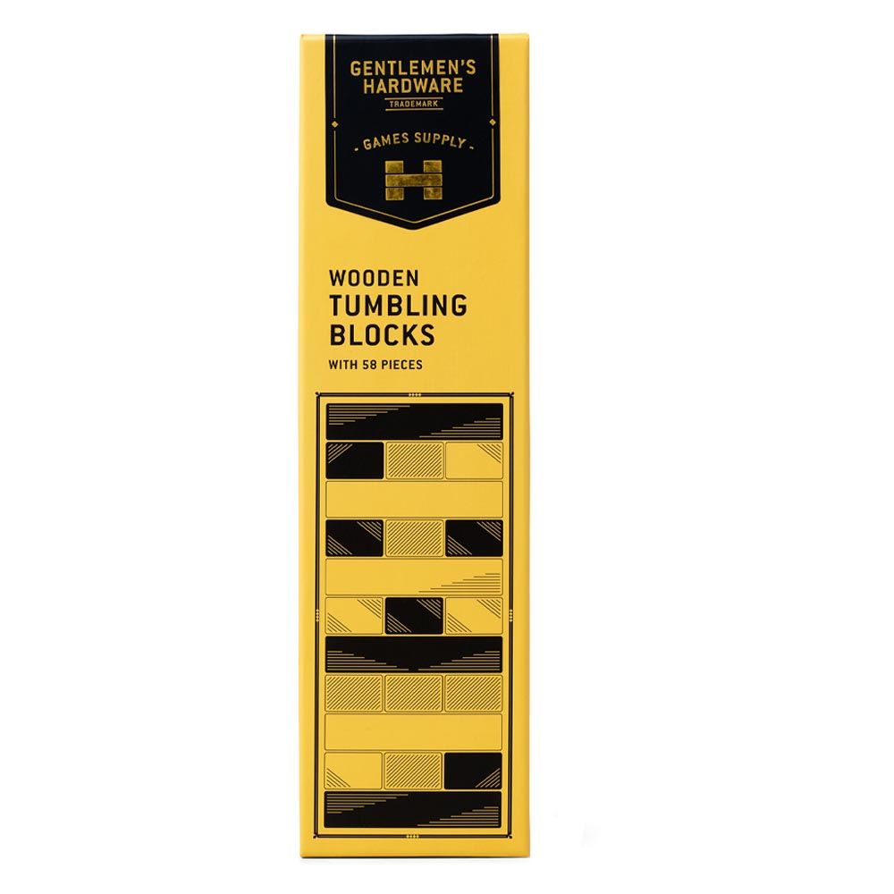 Gentlemen's Hardware - Wooden Tumbling Blocks