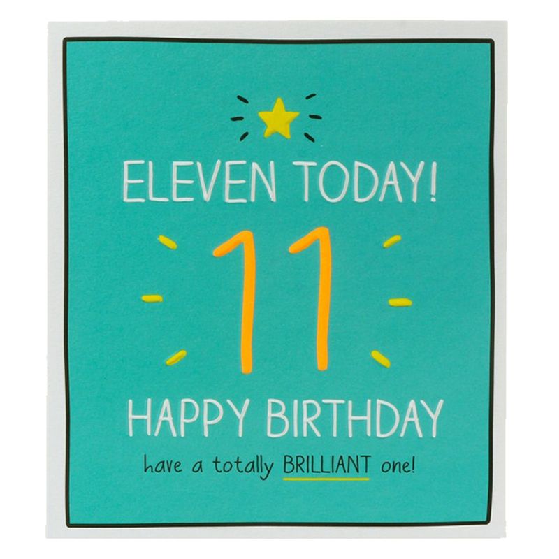 Happy Jackson - Eleven Today! Birthday Card