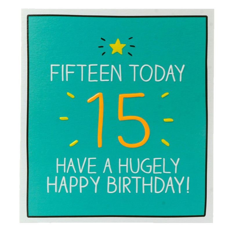 Happy Jackson - 15 Today! Birthday Card