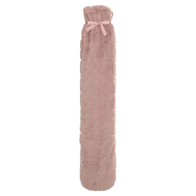 Aroma Home - Faux Fur Hot Water Bottle - Long - Pink