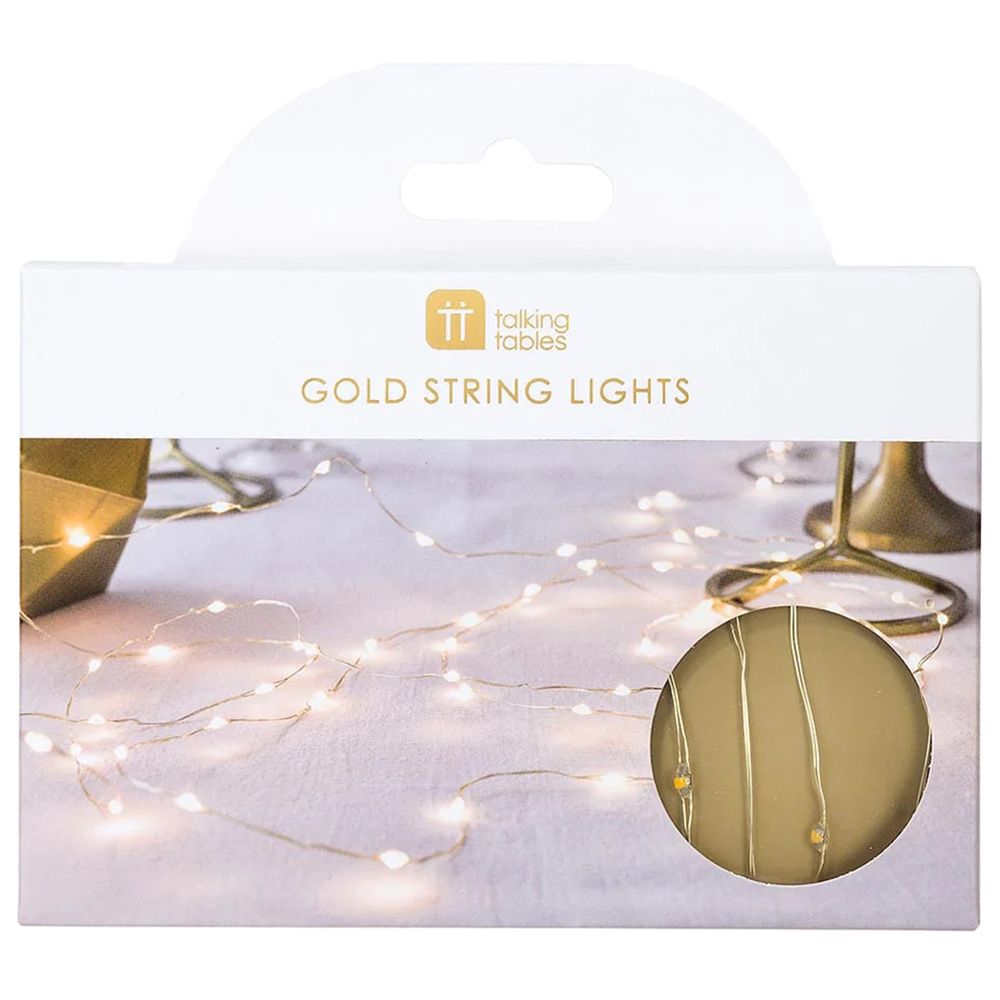 Talking Tables - Gold Wire Led Lights - 3m