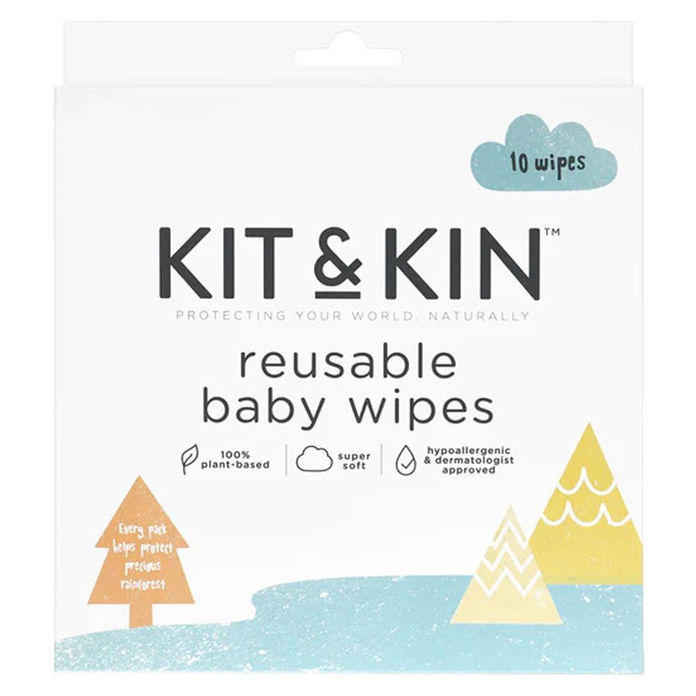 Kit & Kin - Reusable Wipes - 10pcs