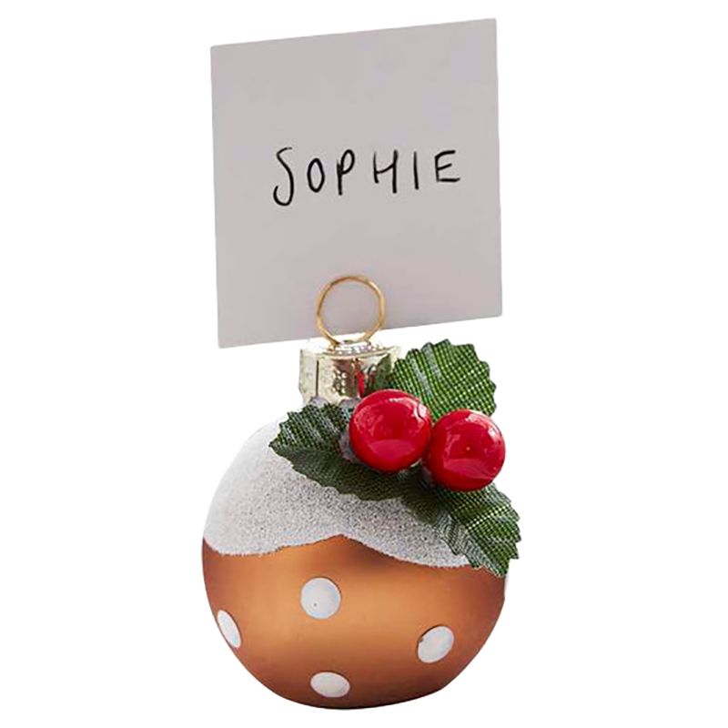 Ginger Ray - Christmas Pudding Place Card Holder