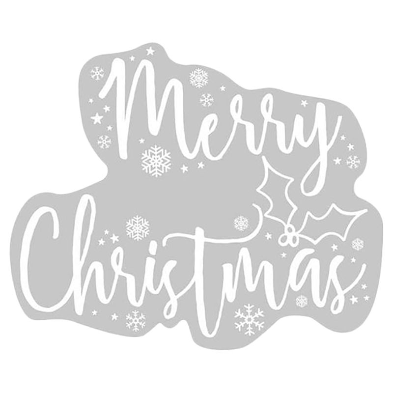 Ginger Ray - Merry Christmas Window Sticker - White