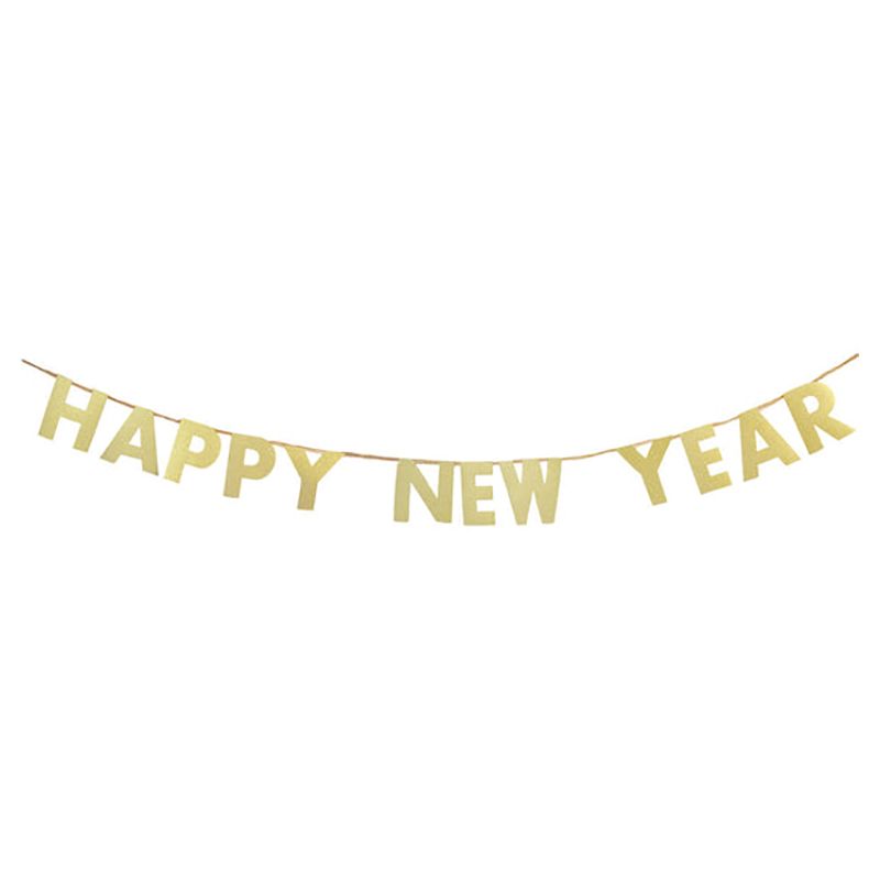 Talking Tables - Luxe Happy New Year Gold Garland - 3M