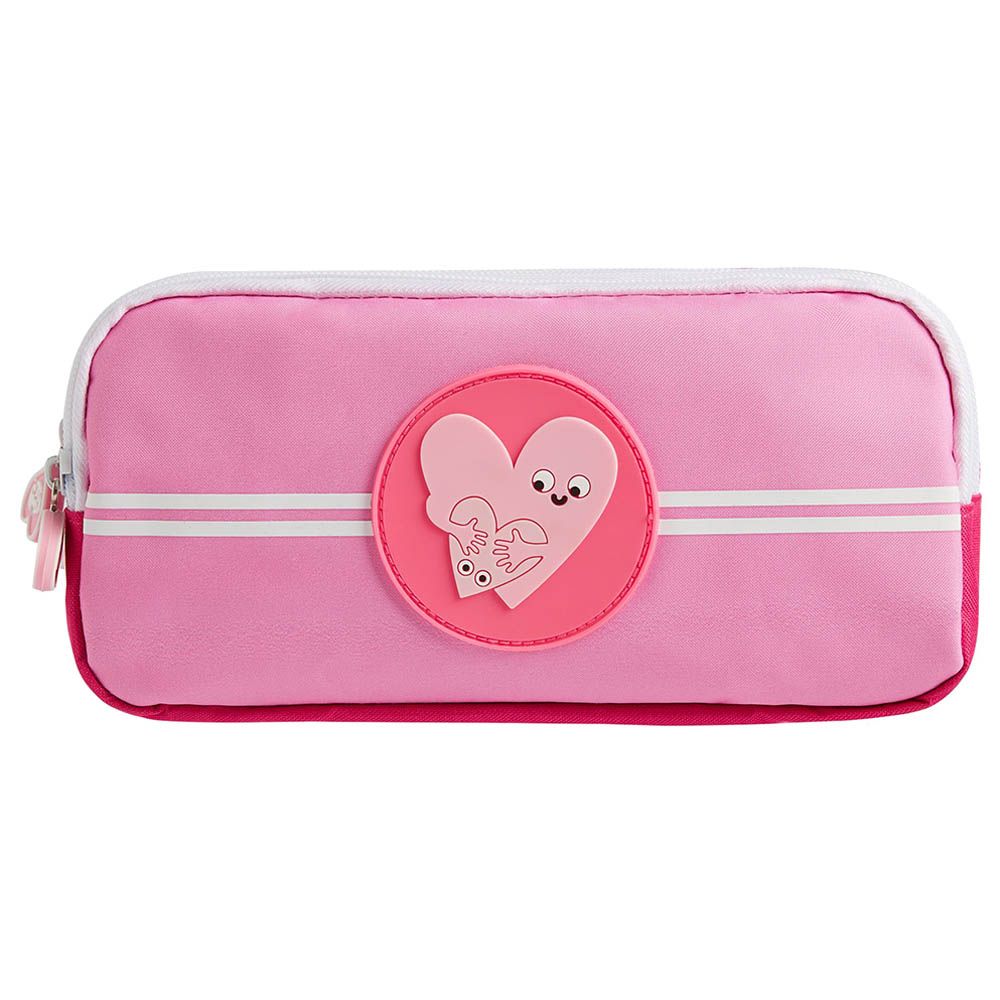 Tinc - Mallo Triple Zip Pencil Case - Pink