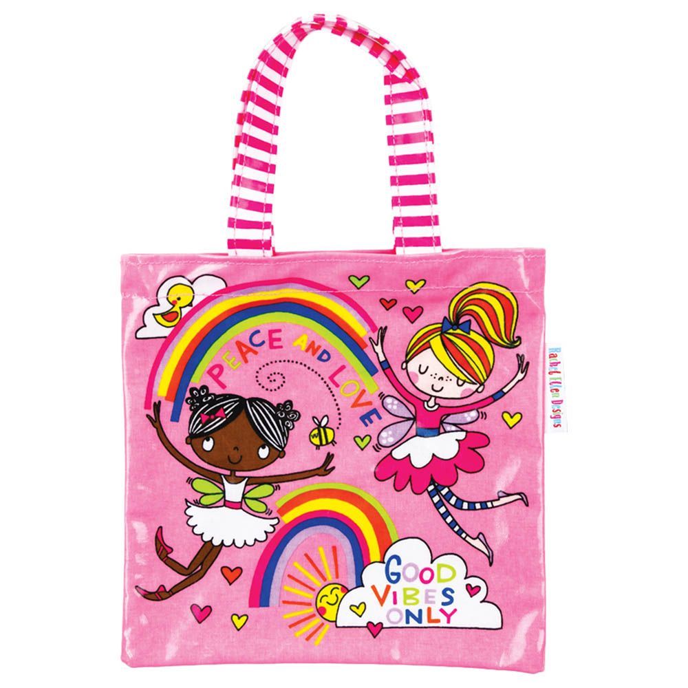 Rachel Ellen Designs - Mini Tote Bags - Peace & Love Fairies