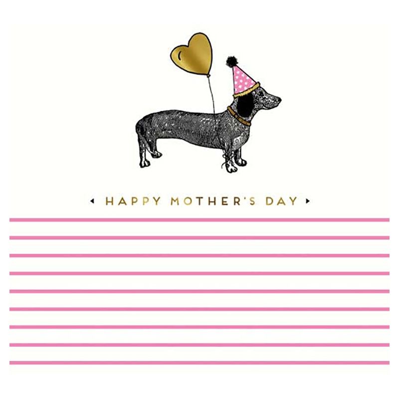 Alice Scott - Sausage Dog Mother's Day Card