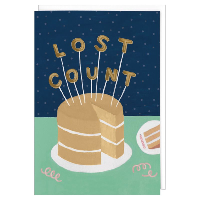 Redback Cards - Lost Count Birthday Card