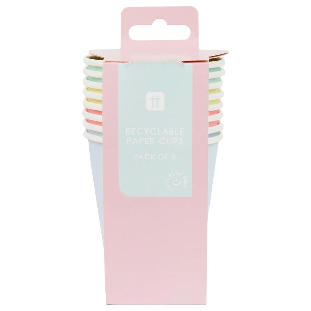 Talking Tables - We Heart Pastels Cup - 9Oz - 8pcs.