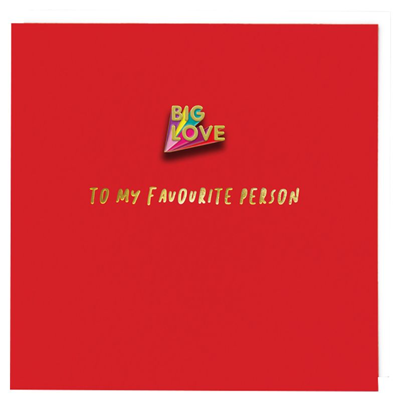 Redback Cards - Big love Valentine's Card