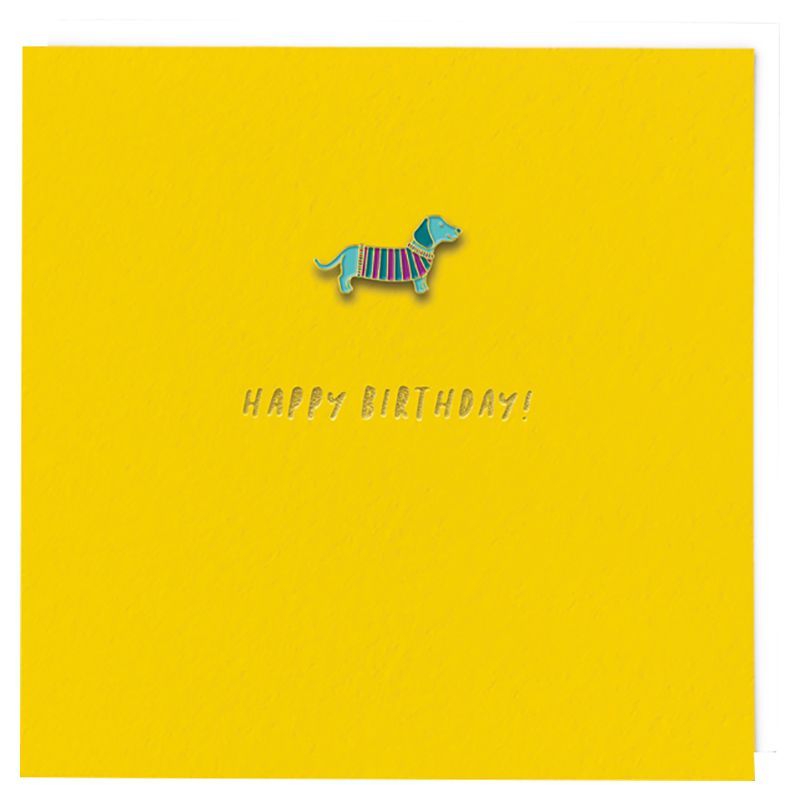 Redback Cards - Sausage dog Birthday Card