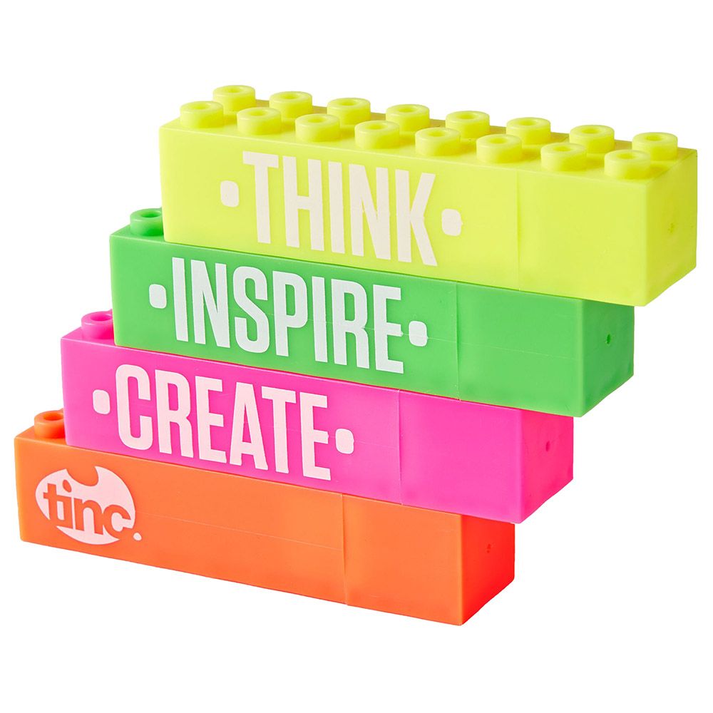 Tinc - Building Block Highlighters - 4pcs