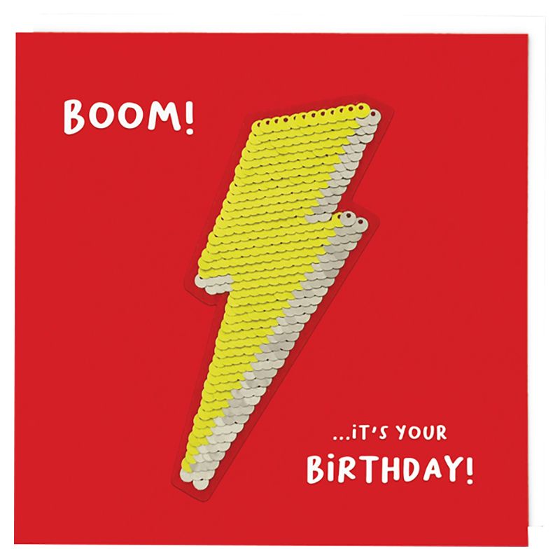 Redback Cards - Lightning bolt Birthday Card