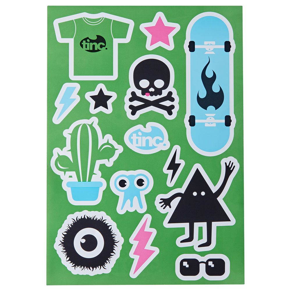 Tinc - Sticker Sheet - Green