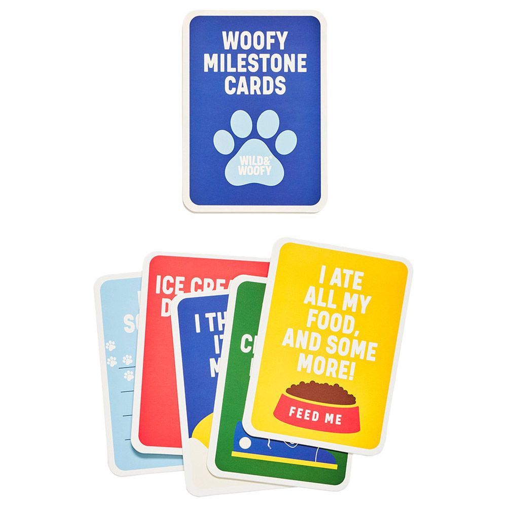 Wild & Woofy - Dog Milestone Cards