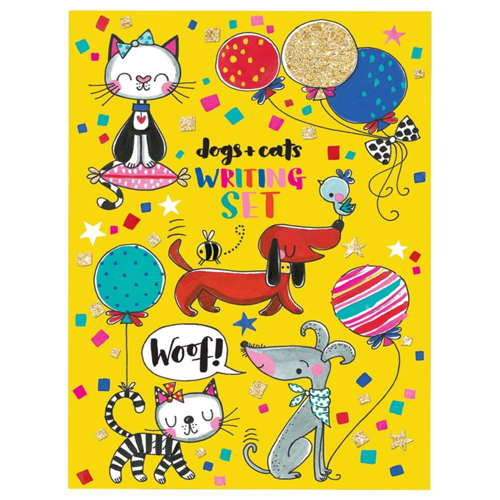 Rachel Ellen Designs - Writing Set Wallet - Dogs & Cats