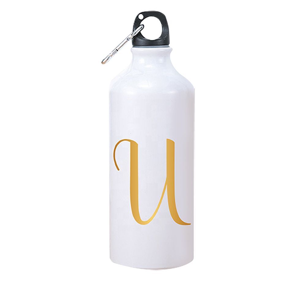 Ajooba - Alphabet Names Water Bottle - U