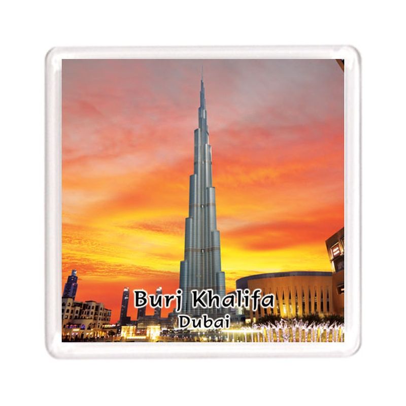 Ajooba - Dubai Souvenir Magnet Burj Khalifa 0008