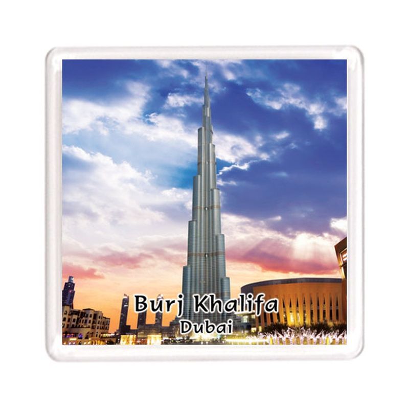 Ajooba - Dubai Souvenir Magnet Burj Khalifa 0009