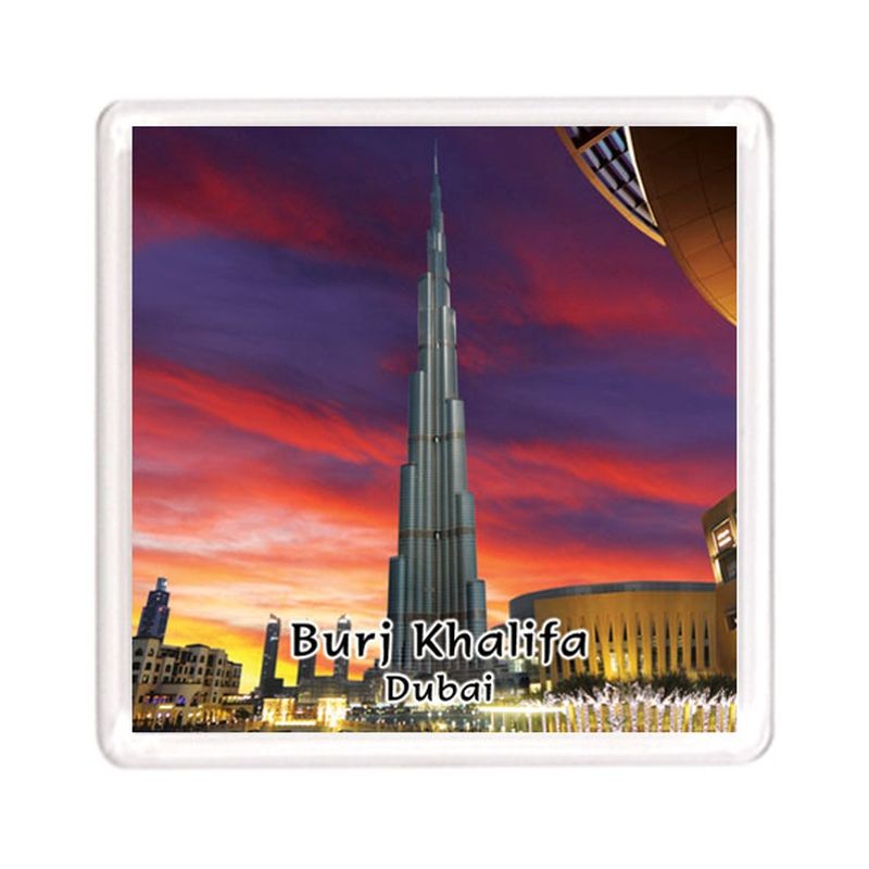 Ajooba - Dubai Souvenir Magnet Burj Khalifa 0011