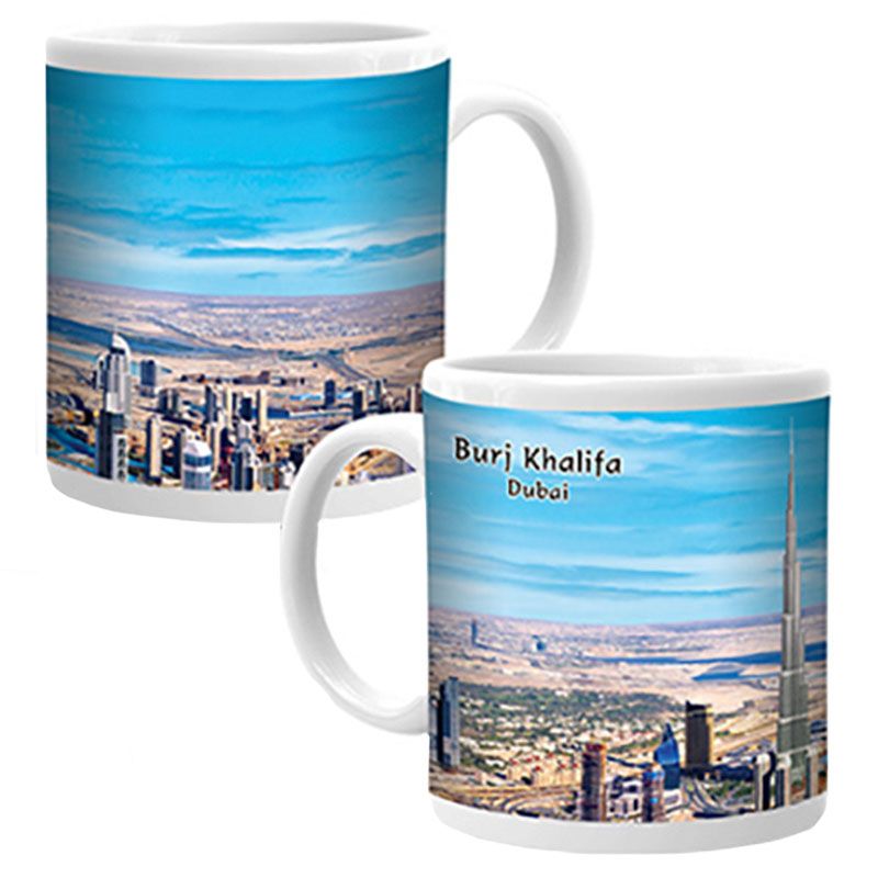 Ajooba - Dubai Souvenir Mug Burj Khalifa 0016