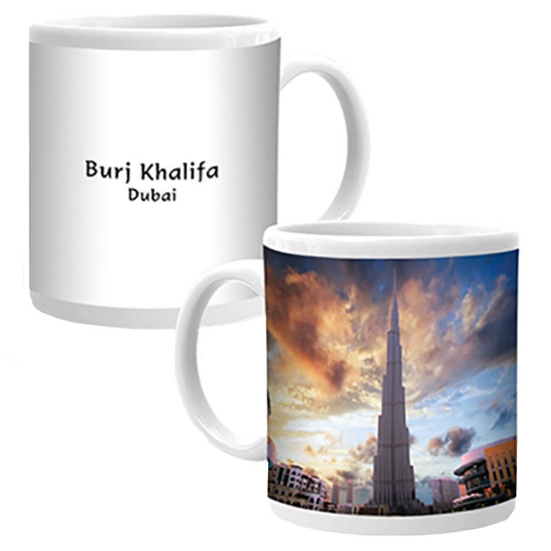 Ajooba - Dubai Souvenir Mug Burj Khalifa 0003