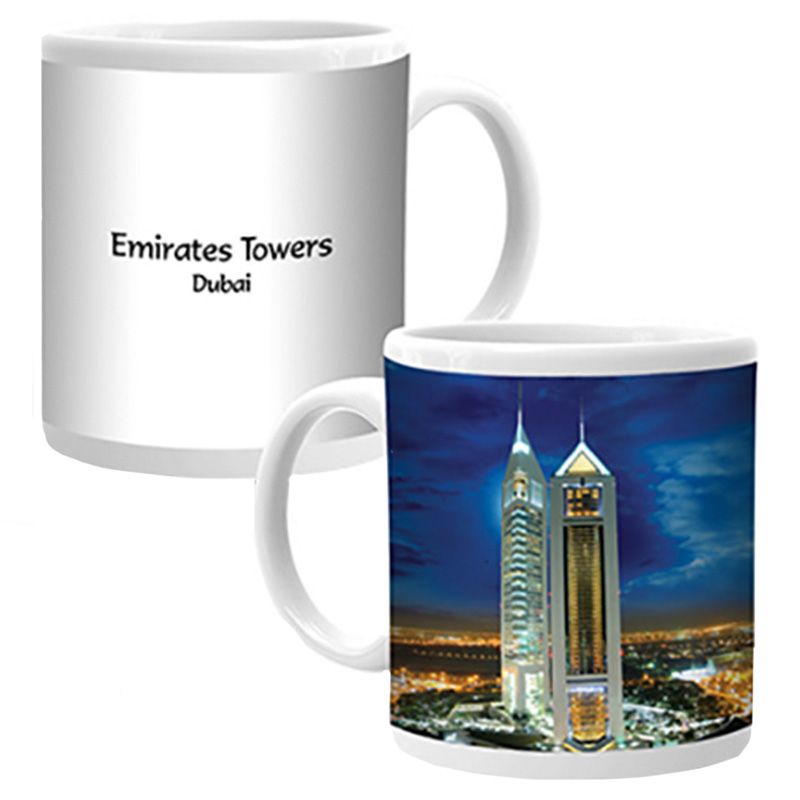 Ajooba - Dubai Souvenir Mug Emirates Towers MG 010